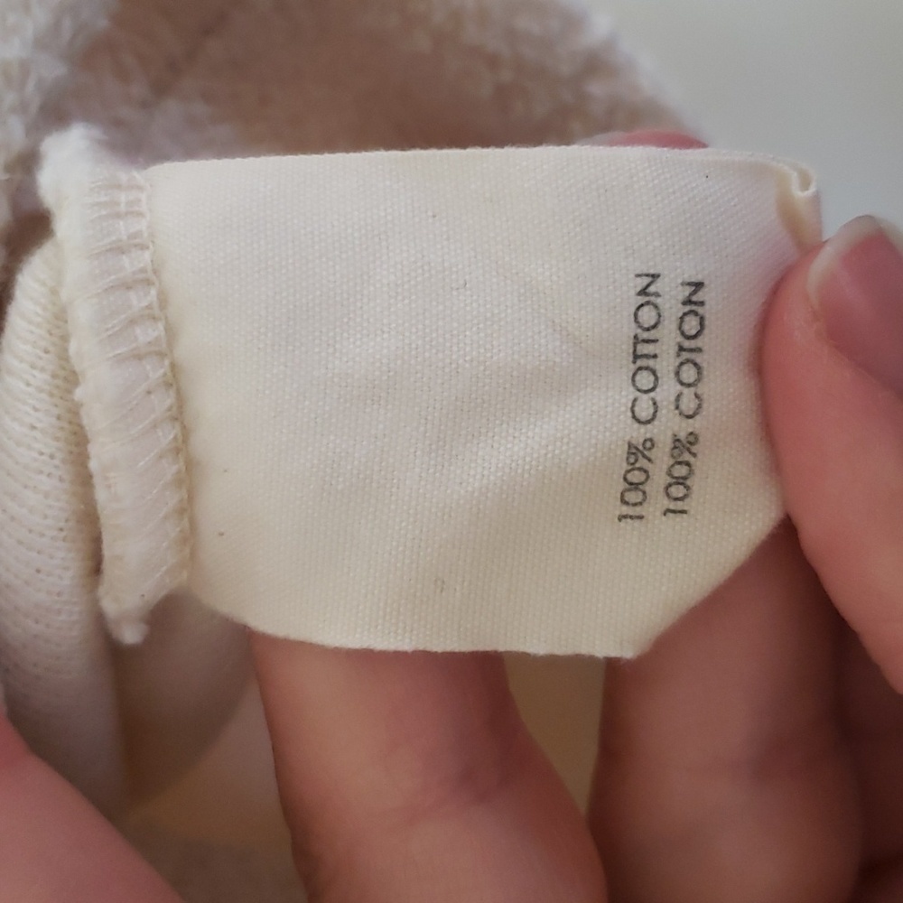 Textile Elizabeth and James terrycloth feel loose crew neck pullover sweatshirt - Picture 5 of 8